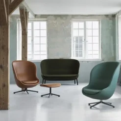 Krzesło Obrotowe Hyg Białe Alu Normann Copenhagen