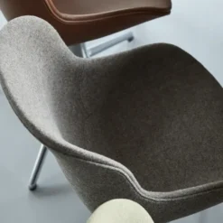 Krzesło Obrotowe Hyg Białe Alu Normann Copenhagen