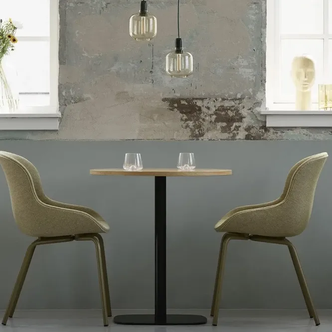 Krzesło Obrotowe Hyg Black Alu Czarne Normann Copenhagen