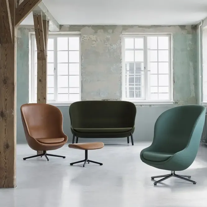 Krzesło Obrotowe Hyg Black Alu Czarne Normann Copenhagen