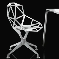 Krzesło Obrotowre Chair One 4Star Białe Magis