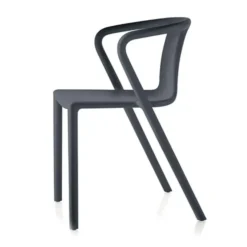 Krzesło Ogrodowe Air-Armchair Antracytowe Magis