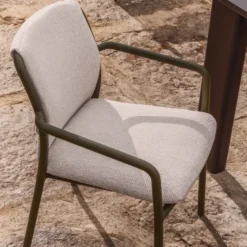Krzesło Ogrodowe Linosa Zielone Kave Home