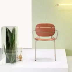 Krzesło Ogrodowe Si-Si Wood Antracytowe Scab Design