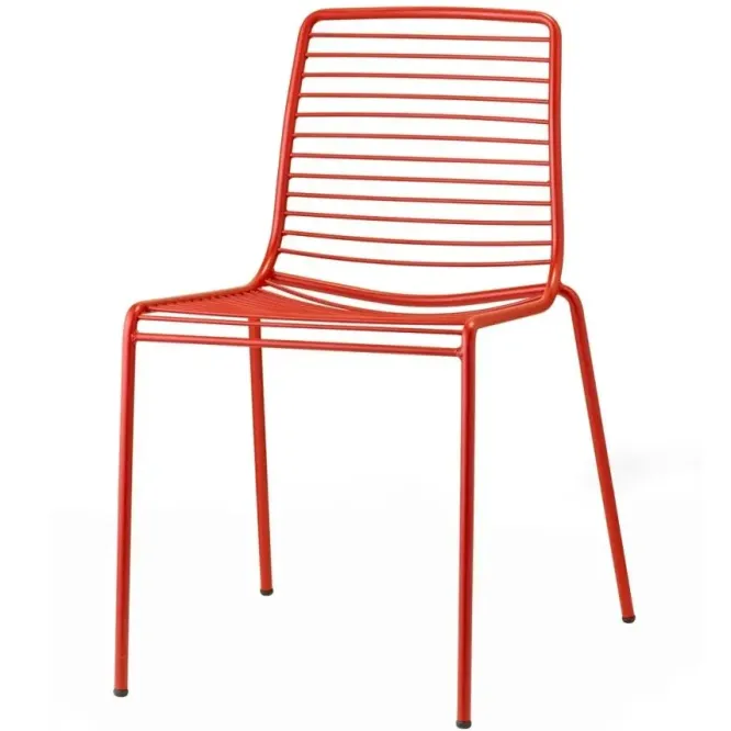Krzesło Ogrodowe Summer Czerwone Scab Design