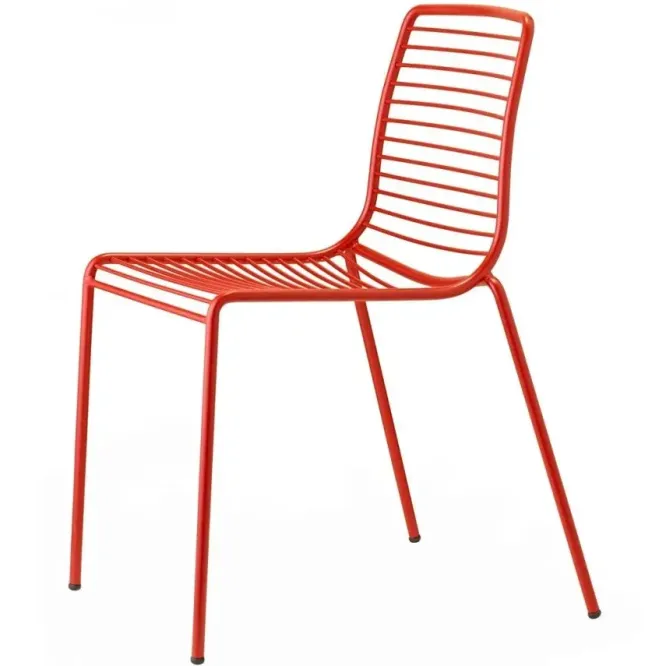 Krzesło Ogrodowe Summer Czerwone Scab Design