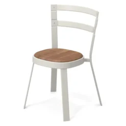 Krzesło Ogrodowe Thor Teak Białe Emu