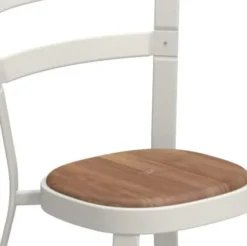 Krzesło Ogrodowe Thor Teak Białe Emu