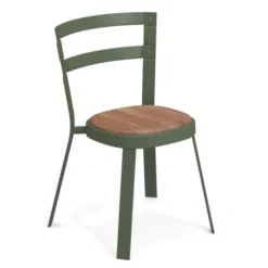 Krzesło Ogrodowe Thor Teak Zielone Emu