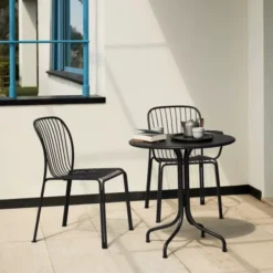 Krzesło Ogrodowe Thorvald Sc94 Warm Black Andtradition