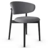 Krzesło Oleandro Boucle Antracytowe Calligaris