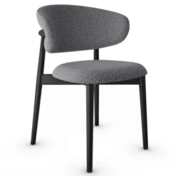 Krzesło Oleandro Boucle Antracytowe Calligaris
