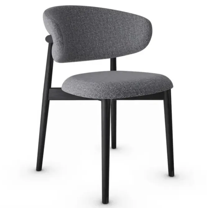 Krzesło Oleandro Boucle Antracytowe Calligaris