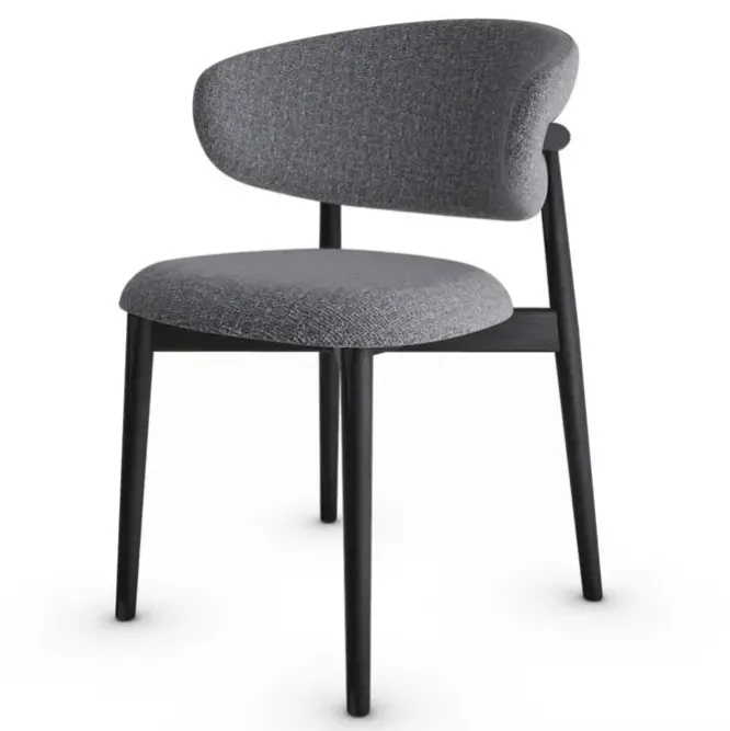 Krzesło Oleandro Boucle Antracytowe Calligaris