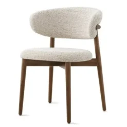 Krzesło Oleandro Boucle Beżowe Calligaris