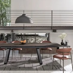 Krzesło Oleandro Metalowa Podstawa Cognac Calligaris