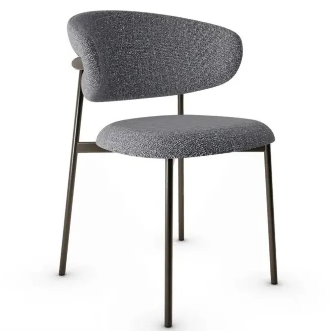 Krzesło Oleandro Metalowa Podstawa Antracytowe Calligaris