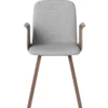 Krzesło Palm Orzech London, Light Grey Bolia