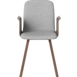 Krzesło Palm Orzech London, Light Grey Bolia