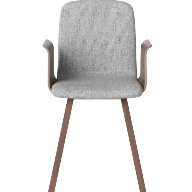 Krzesło Palm Orzech London, Light Grey Bolia