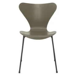Krzesło Series 7 Fornir Barwiony Oliwkowy Fritz Hansen