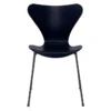 Krzesło Series 7 Fornir Barwiony Granatowy Fritz Hansen