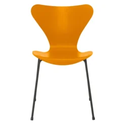Krzesło Series 7 Fornir Barwiony Ciemnożółty Fritz Hansen