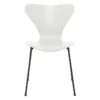 Krzesło Series 7 Fornir Barwiony Biały Fritz Hansen
