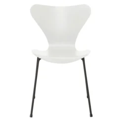 Krzesło Series 7 Fornir Barwiony Biały Fritz Hansen
