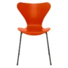 Krzesło Series 7 Fornir Barwiony Pomarańczowy Fritz Hansen