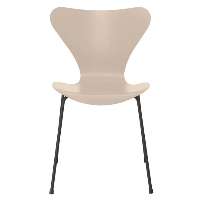 Krzesło Series 7 Fornir Barwiony Jasnobeżowy Fritz Hansen
