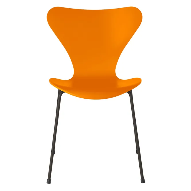 Krzesło Series 7 Fornir Lakierowany Ciemnożółty Fritz Hansen