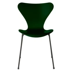 Krzesło Series 7 Fornir Lakierowany Leśna Zieleń Fritz Hansen