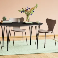 Krzesło Series 7 Fornir Lakierowany Gliniany Brąz Fritz Hansen