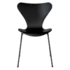Krzesło Series 7 Fornir Lakierowany Czarny Fritz Hansen