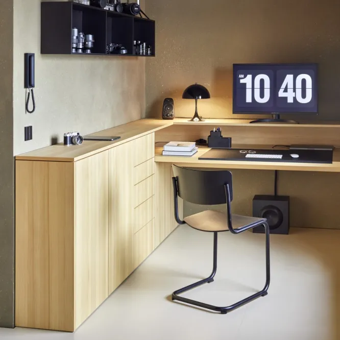 Krzesło S 43 Gładkie Czarne Thonet