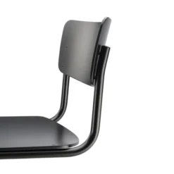 Krzesło S 43 Gładkie Czarne Thonet