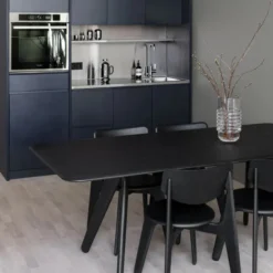Krzesło Slab Czarne, Skórzane Siedzisko Tom Dixon