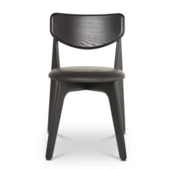 Krzesło Slab Czarne, Skórzane Siedzisko Tom Dixon