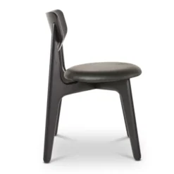 Krzesło Slab Czarne, Skórzane Siedzisko Tom Dixon