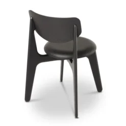 Krzesło Slab Czarne, Skórzane Siedzisko Tom Dixon