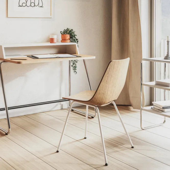 Krzesło S 661 Orzechowe Gładkie Thonet