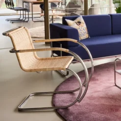 Krzesło S 533 Rf Wyplatane Z Podłokietnikami Thonet
