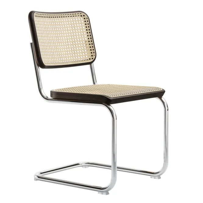 Krzesło S 32 V Ciemny Brąz Wyplatane Thonet