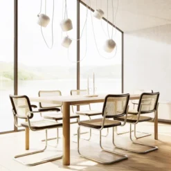 Krzesło S 32 V Ciemny Brąz Wyplatane Thonet