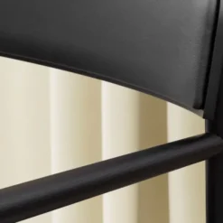 Krzesło Timb Czarne Skórzane Normann Copenhagen