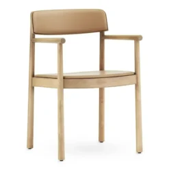 Krzesło Timb Z Podłokietnikami Camel Normann