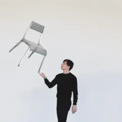 Krzesło Ultraleggera Aluminium Białe Zieta