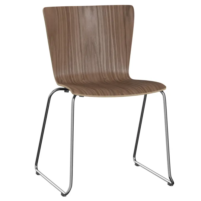 Krzesło Vico Duo Vm114 Na Płozach Orzech Fritz Hansen