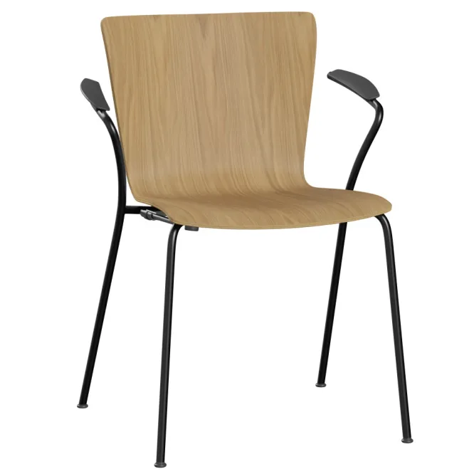 Krzesło Vico Duo Vm113 Z Podłokietnikami Dąb Fritz Hansen